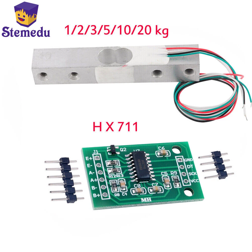 Купить Ибей | Scale Load Cell HX711 ADC Module Weighing Sensor 1/2/3/5 ...