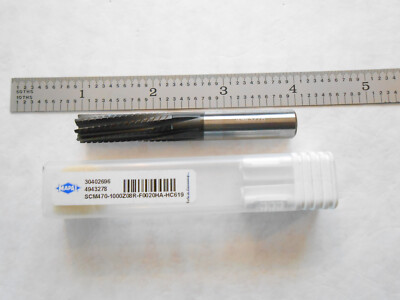 NEW MAPAL 10MM DIA X 32MM LOC X 73MM OAL X .2MM CORN CHAM 8FL CC CARBIDE ENDMILL