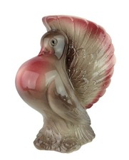 Vtg Goebel West Germany Porcelain Fantail Pigeon Figurine CV 72 Mauve Gray Bird