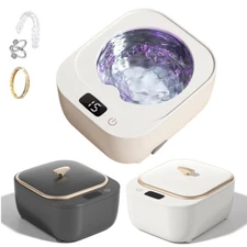 Ultrasonic Retainer Cleaner 250ml Sonic Cleaner Machine for Jewelry Mouth Guards