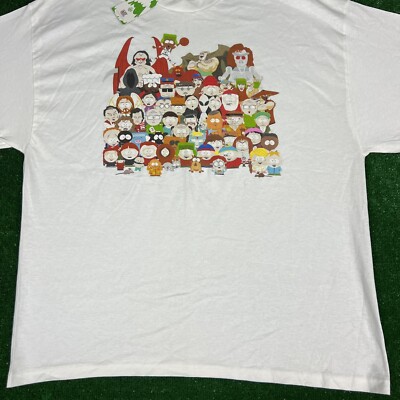 2007 South Park Entire Cast T Shirt Men's Size 2XL Comedy Central