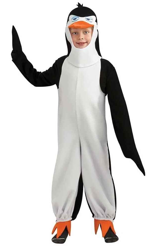 LICENSED TODDLER CHILD PENGUIN OF MADAGASCAR RICO FANCY DRESS