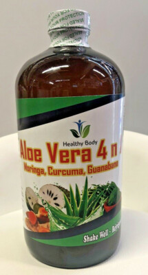 Aloe Vera, 4 en 1 Moringa, Curcuma Guanabana liquido 100 % Natural | eBay