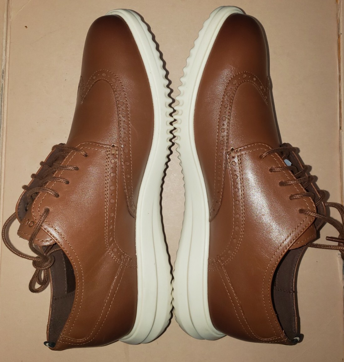 Cole Haan Grand Wingtip Oxford British Tan C36939 Shoes  display picture 3
