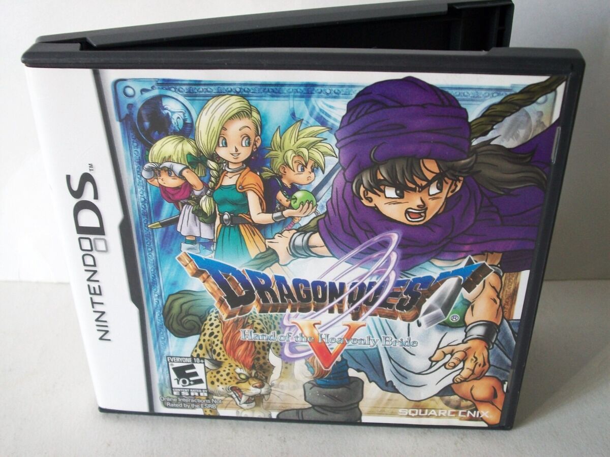 Dragon Quest V 5 Case Only NO GAME Nintendo DS Empty Hand of Dragon Quest V 5 Case Only NO GAME Nintendo DS Empty Hand of