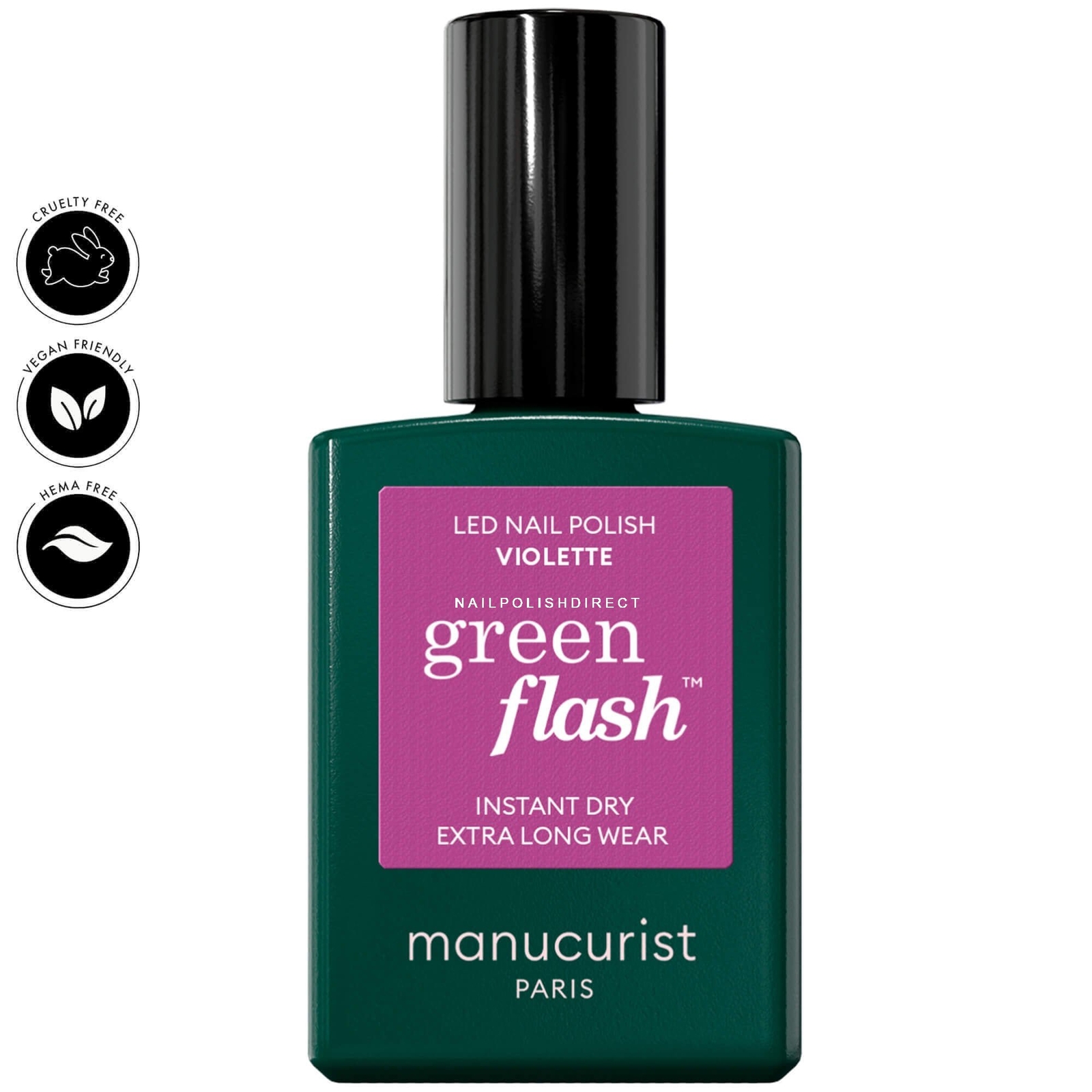 Manucurist Green Flash Gel Polish - Violette 15ml (41461)
