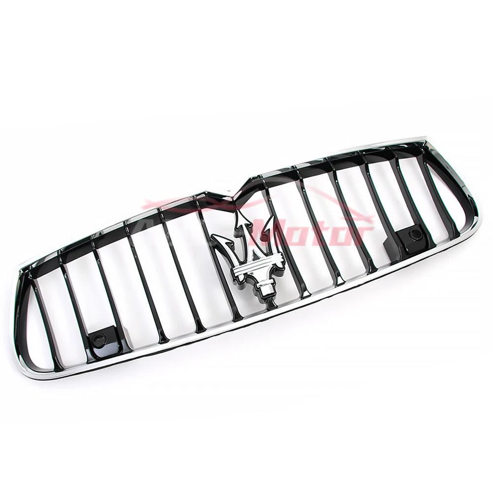 For Maserati Ghibli SQ4 Front Radiator Chrome Black Original Grill 2014 - 2017 - Image 2 of 4