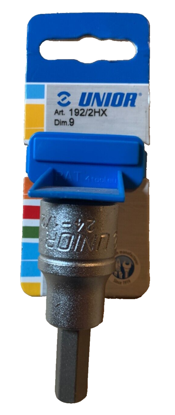 1051 Unior 192/2Hx Hex Ratchet Socket Wrench Socket Adapter 1/2"" – 9mm 605923