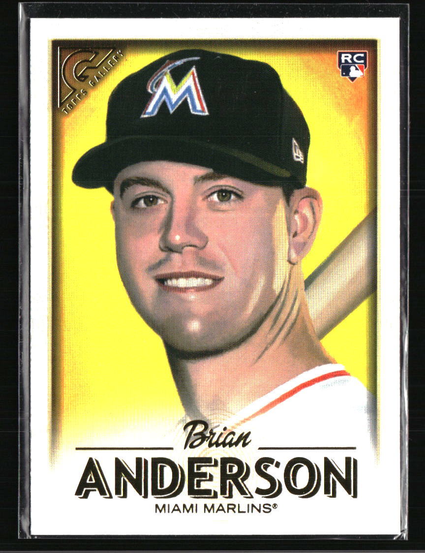 Brian Anderson #53 Baseball Cards 2018 Topps Gallery trading card — raw and PSA graded price guide