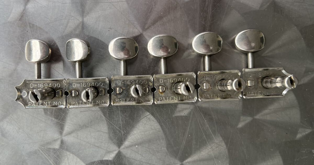 クルーソン ダブルライン PATENT NO D 169400 Tuning Pegs Kluson Vintage Double line Left Handed '60S