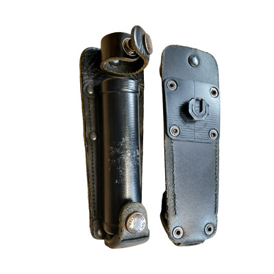 Peter Jones Leather Klickfast Baton Holder Airwaves Dock 21'' LB6  Duty Patrol