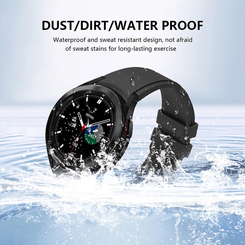 Soft Silicone Watch Band For Samsung Watch 6 5 4 40 44mm Classic 42 46 43 47 mm - Picture 5 of 31
