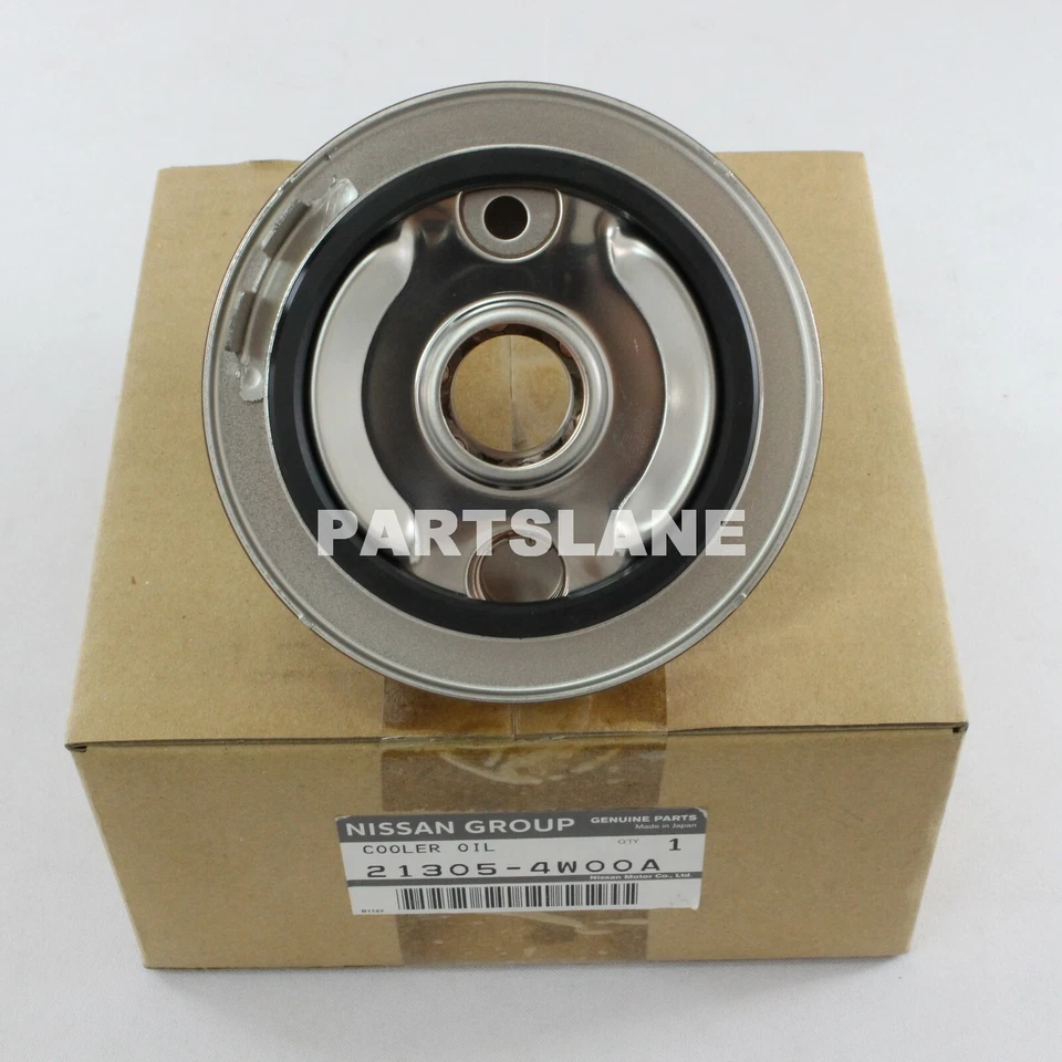 Enfriador de aceite genuino Nissan Pathfinder Terrano Infiniti QX4 OEM 21305-4W00A Foto 2 de 3