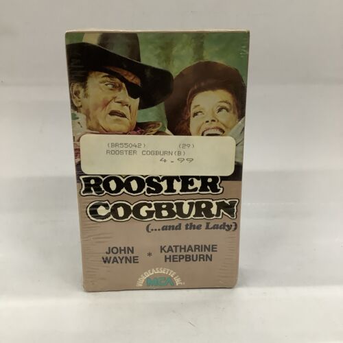 RARE OOP Rooster Cogburn BETA betamax film JOHN WAYNE western Katharine Hepburn - Afbeelding 1 van 6