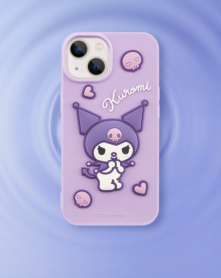 SANRIO Silicon Case for iPhone 14_Hello Kitty My Melody Kuromi