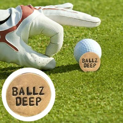 Lustige Golfballmarker für Erwachsene, für Männer und Frauen, Geschenke für Go _
