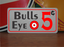 Insegna in metallo occhio di toro 5 centesimi con bersaglio