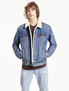 men's sherpa trucker jacket