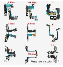 Charging Port Mic Flex Cable For iPhone 6 / 6s / 7/ 8/ X/ XR / XS / 11 / 12/13