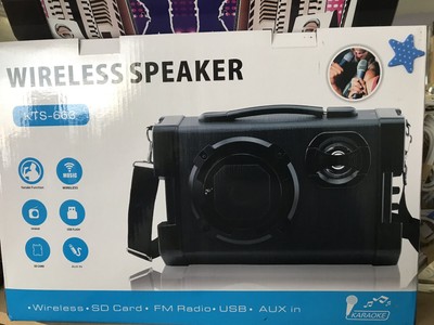 radio with wireless speakers