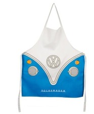 Volkswagen VW T1 Bulli Blau Kochschürze BBQ Camping 100% Baumwolle