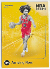 2019-20 PANINI NBA HOOPS #16 COBY WHITE ARRIVING NOW GOLD RC CHICAGO BULLS MINT