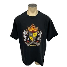 Big Dog T Shirt Mens 2XL Carpe Grillem Hanes BBQ Summer Tailgate Party Campfire