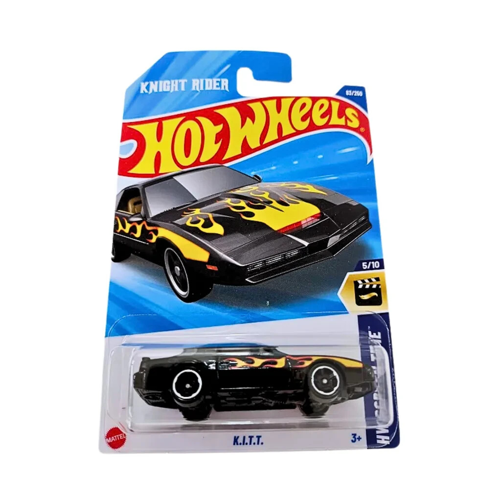 HOT WHEEL kitt knight rider Wheels Rider K.I.T.T #83 Mainline Case