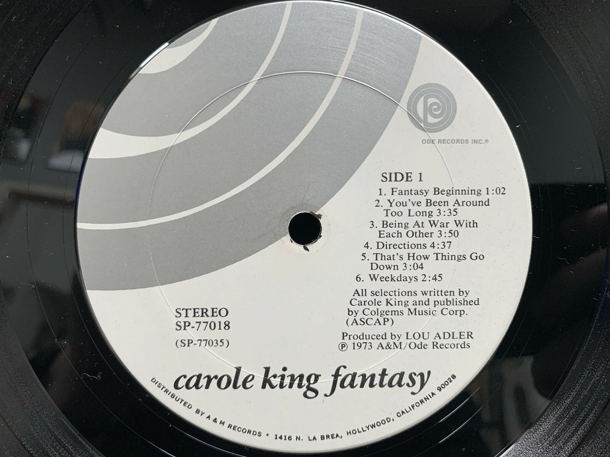 CAROLE KING - Fantasy - ODE SP 77018 - ST LP 1973 w/ inner