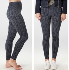 Spanx look at me now shaping leggings size Medium Navy Tie Dye