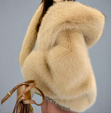 Luxury Faux Fur Jacket Mink Look