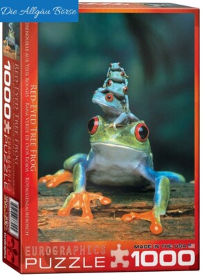 Eurographics Puzzle Red Eyed Tree Frog 3004 Rotaugenlaubfrosch 1000 Teile Neu 