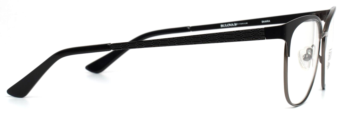 BULOVA Skara Black Womens Semi Cat Eye Full Rim Eyeglasses  display picture 2