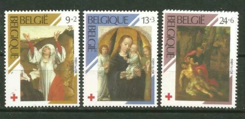Sellos de Bélgica y sus colonias, nuevo sin charnela (MNH), cruz roja