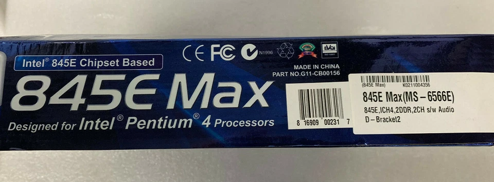 MSI 845E MAX MS-6566E  Intel Motherboard NEW Intel 845E Chipset Based for P 4 - Image 2 of 4