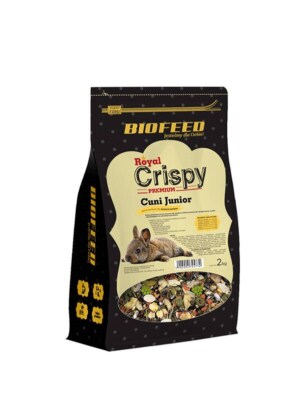 5906744500798 BIOFEED Royal Crispy Premium Cuni Junior   Futter für junge Kaninc