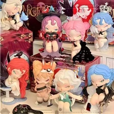 A Set of 8 DODO NAMI Nightmare Core Series  Blind Box Figure Toy New Gifts NEW
