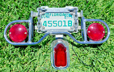 Vintage Motorcycle Tail Light Bars License Plate Holder Oem Frankenstein Vintage Motorcycle Tail Light Bars License Plate Holder Oem Frankenstein