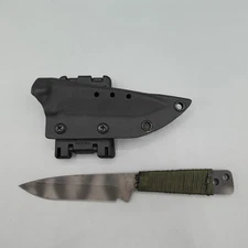 Strider Fixed Blade Knife CPM S30V USA Paracord Wrap Kydex Sheath OD Green Belt