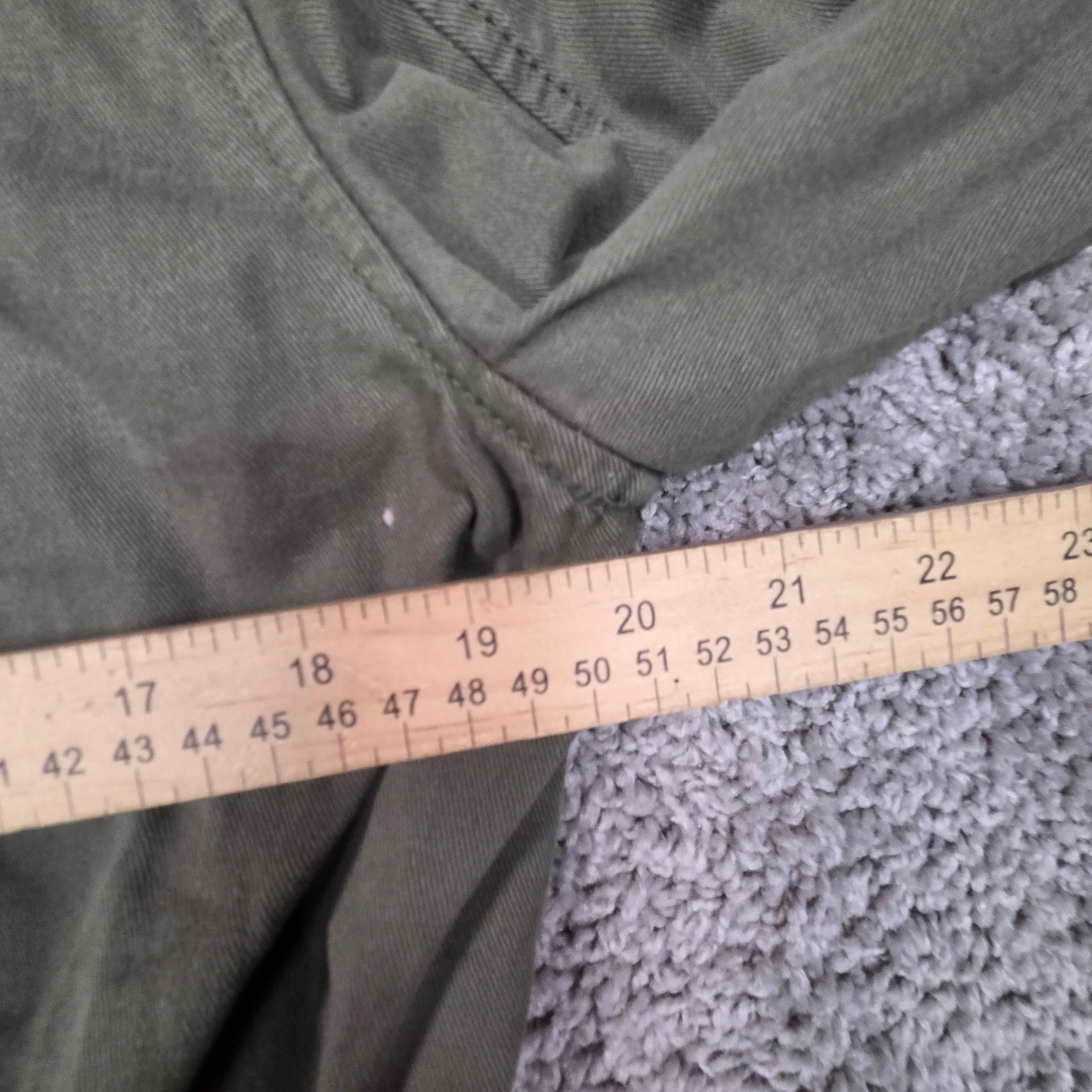 GAP Olive Green Utility Jacket Drawstring Waist W… - image 12