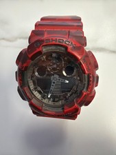 Casio G-Shock GA100 Red Camo