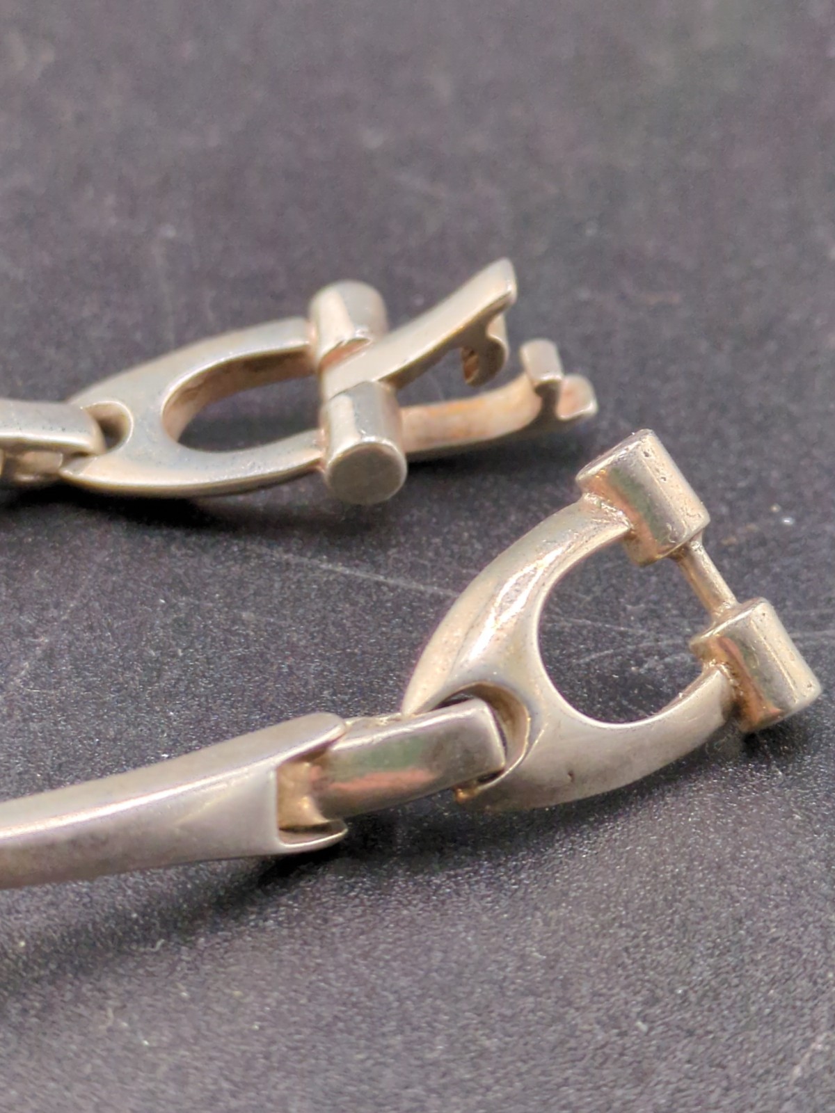 Impressive Solid Sterling Horseshoe Equestrian Ho… - image 5