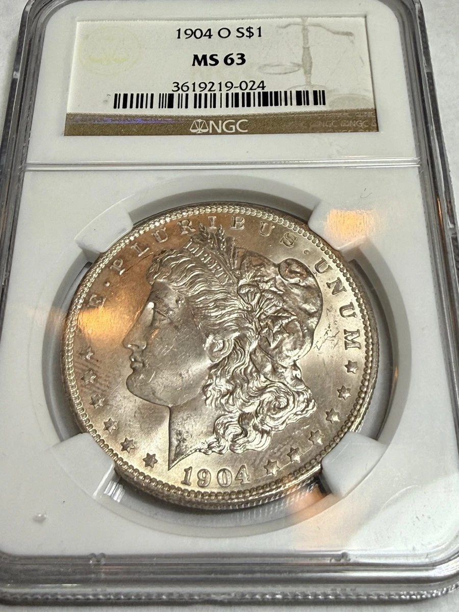 MS 63 Graded 1904 Year Morgan US Dollars (1878-1921) for sale | eBay