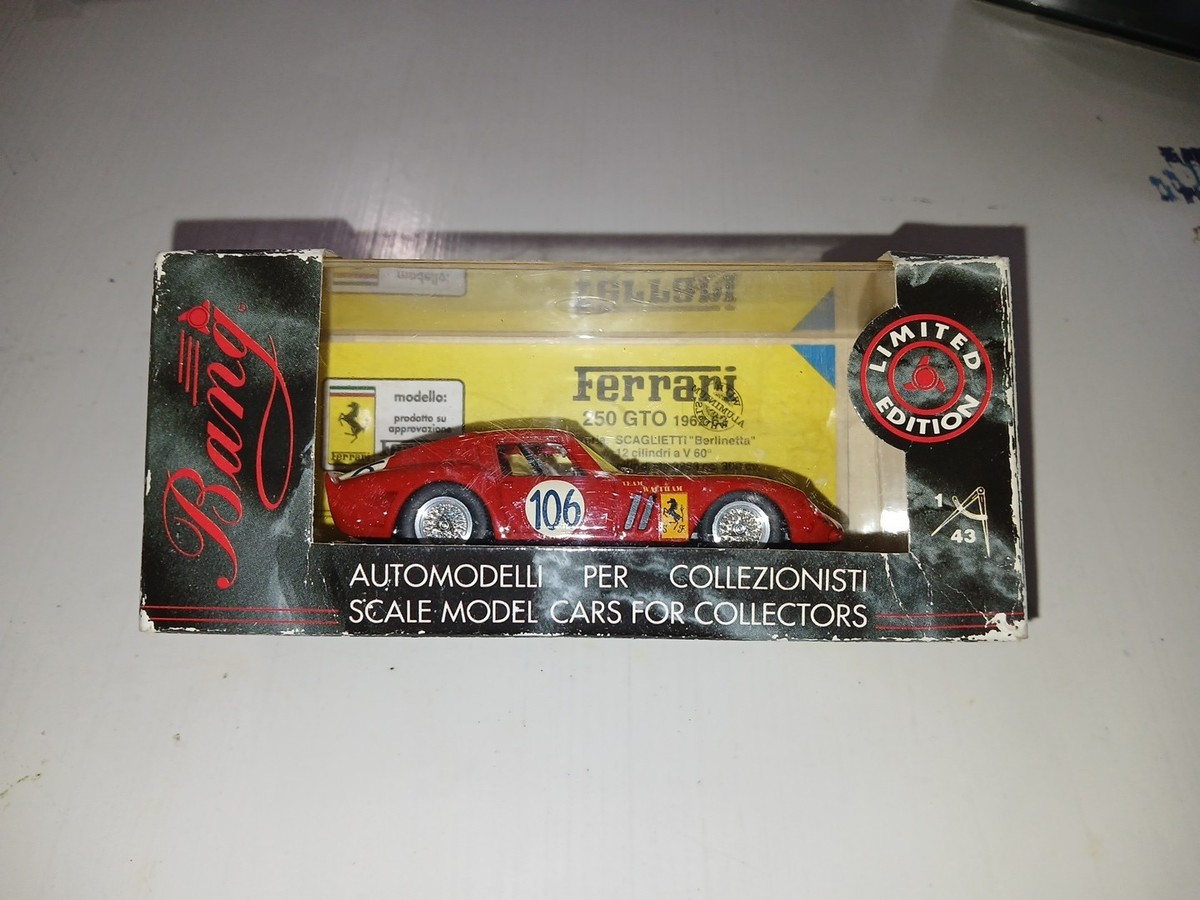 Bang Vintage Italy 63 Ferrari 250 GTO Targa Florio Limited Edition