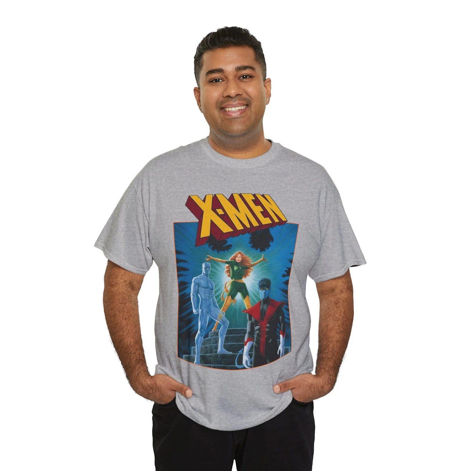 X-Men T-Shirt - Paul Gulacy Art - Phoenix, Nightcrawler - Bizarre Adventures