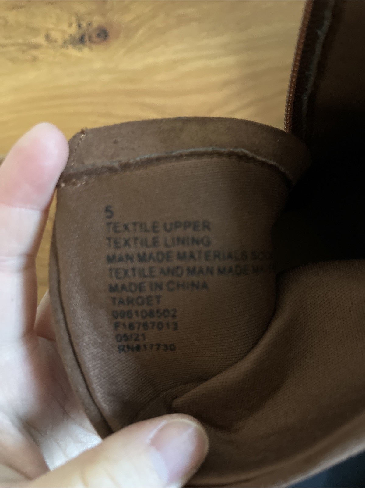 Universal Thread Slouch Brown Bootie Suede Size 5 - image 6