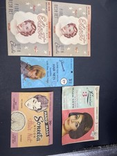 VINTAGE HAIR NETS  PACKAGES--LOT OF 5 . Awesome graphics. Dark Brown/ Black