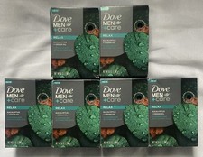 Pack of 6 Dove Men Care Eucalyptus Cedar Oil Relax Cleansing Bar Soap 5 Oz Each