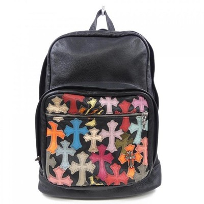 Chrome Hearts 7th Grade Multi Cemetery Cross Patch Shoulder Bag Black
