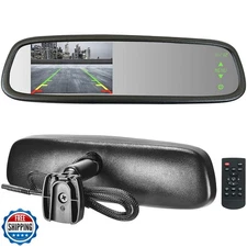 Master Tailgaters 10.5" OEM Rear View Mirror with 4.3" LCD Screen | Slim Mirr